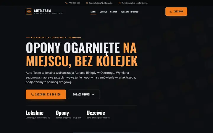 Zrzut strony: wulkanizacja, Ostroróg
