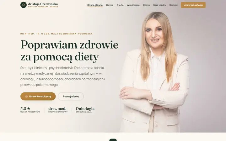 Zrzut strony: dietetyk kliniczny, Gryfice