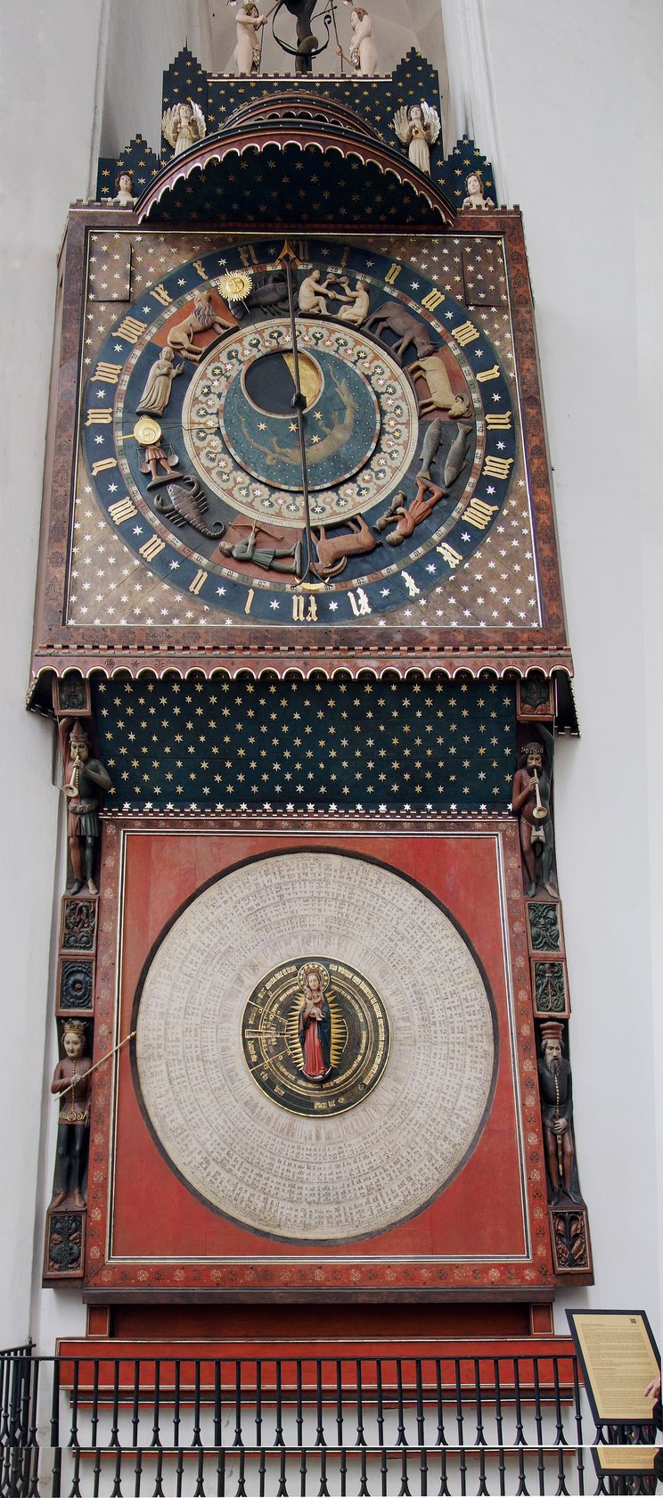 Zegar astronomiczny Hansa Düringera — pełna wysokość