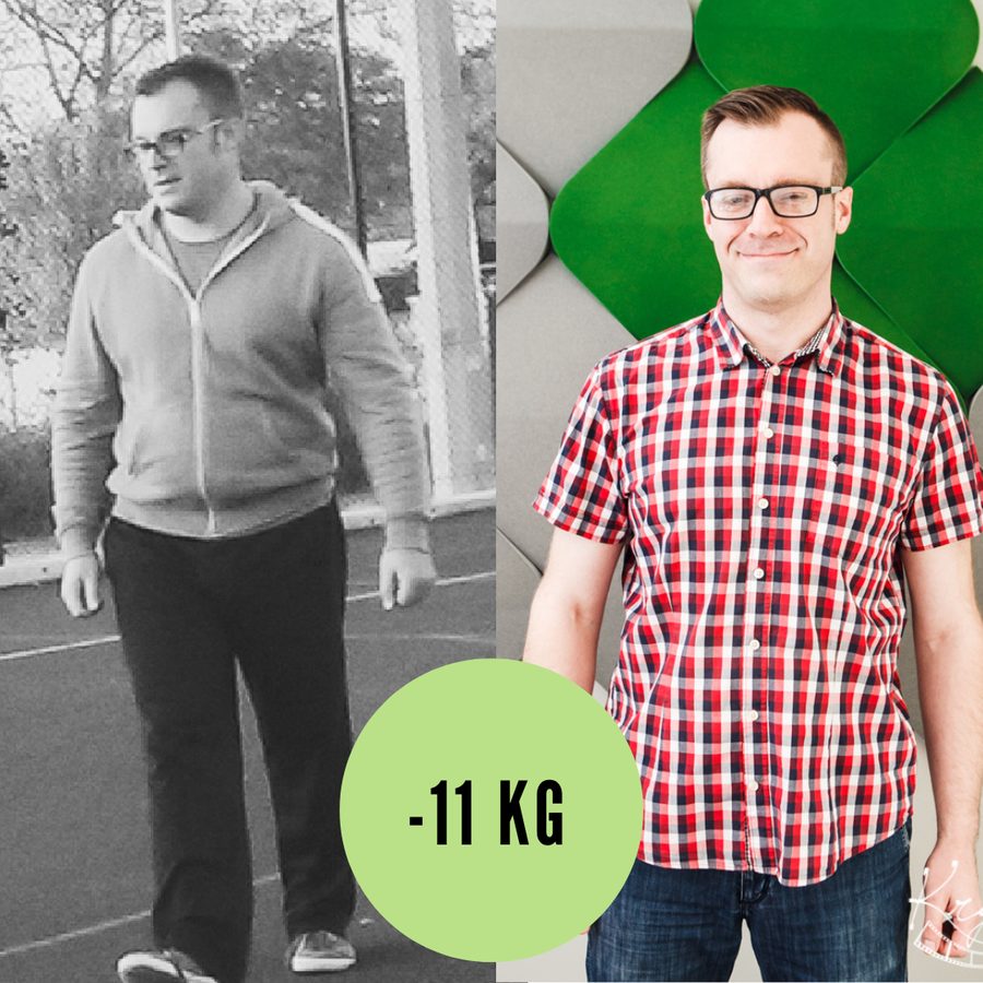 Metamorfoza Pacjenta Centrum Dietetyki i Aktywności — −11 kg