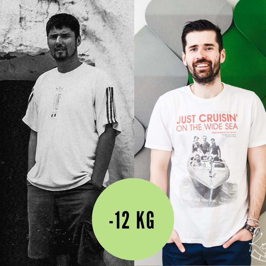 Metamorfoza Pacjenta Centrum Dietetyki i Aktywności — −12 kg