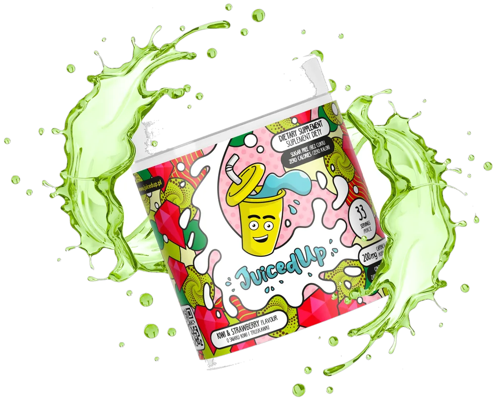 JuicedUp Kiwi & Truskawka — pucha 33 porcje