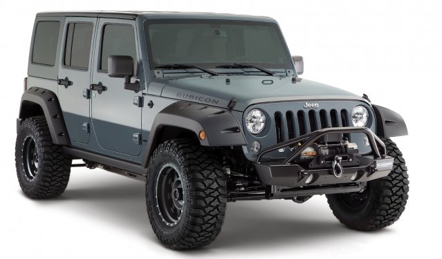 Jeep z poszerzeniami nadkoli