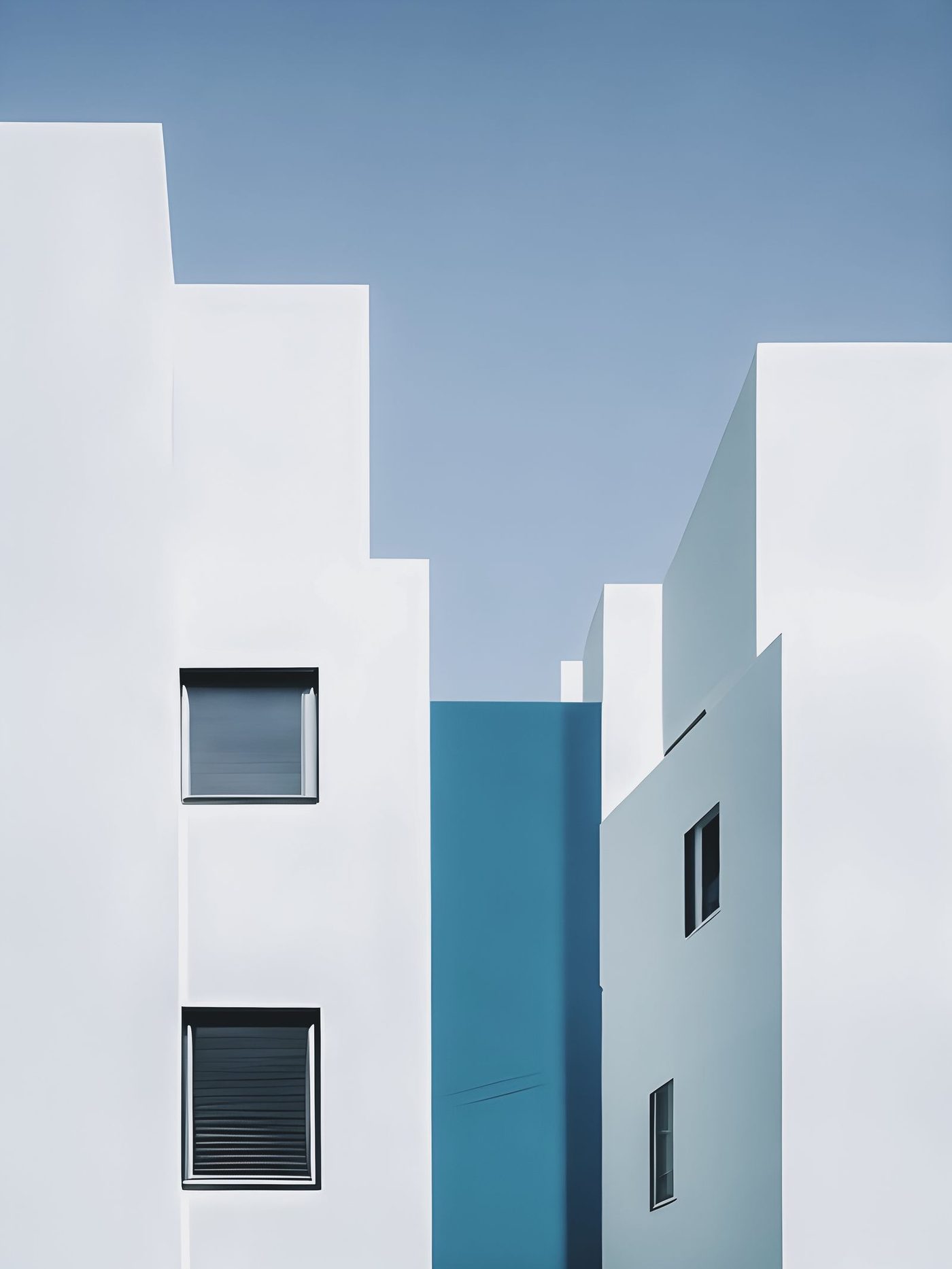 Biała architektura apartamentowca (zdjęcie poglądowe)